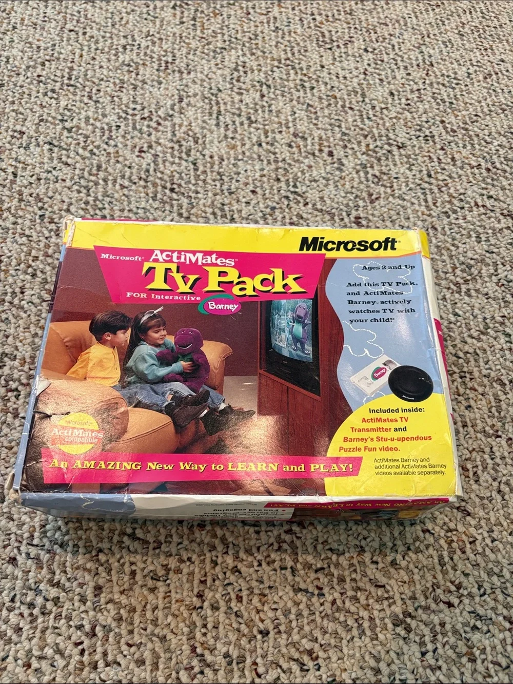 Microsoft ActiMates TV Pack - Black and Yellow Box